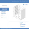 DreamLine Ascend 60 1/2-61 1/2 in. W x 72 in. H Frameless Pivot Shower Door Chrome