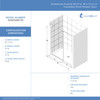 DreamLine Ascend Frameless Pivot Shower Door 56-57 in. W x 72 in. H Oil Rubbed Bronze