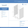 DreamLine Ascend 44-45 in. W x 72 in. H Frameless Pivot Shower Door Oil Rubbed Bronze
