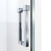 DreamLine Ascend Frameless Pivot Shower Door 42.5-43.5"W x 72"H Satin Black