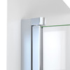 DreamLine Aqua-Q Fold 32x32x76.75 in. Frameless Bi-Fold Shower Door Chrome with Biscuit Acrylic Kit