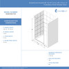 DreamLine Ascend 36.5-37.5 in. W x 72 in. H Frameless Pivot Shower Door, Oil Rubbed Bronze