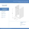 DreamLine Ascend 27 1/4-28 in. W x 72 in. H Frameless Pivot Shower Door in Satin Black