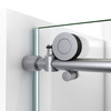 DreamLine Enigma-X 68-72 in. W x 76 in. H Clear Sliding Shower Door Brushed Stainless Steel