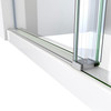 DreamLine Enigma-X 68-72 in. W x 76 in. H Clear Sliding Shower Door Brushed Stainless Steel