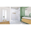 DreamLine Enigma-X 56-60 in. W x 76 in. H Clear Sliding Shower Door Polished Stainless Steel