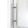 DreamLine Enigma-X 56-60 in. W x 76 in. H Clear Sliding Shower Door Polished Stainless Steel