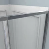 DreamLine Cornerview 36x36x78.75 Sliding Shower Enclosure Kit with Base and White Wall – Brushed Nickel