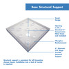 DreamLine Cornerview 36x36x78.75 Sliding Shower Enclosure Kit with Base and White Wall – Brushed Nickel