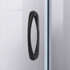 DreamLine Prime 33" x 33" x 78.75" H Shower Enclosure Kit with Base and Frosted Glass Door, Satin Black