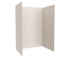 Swanstone Metro Subway Tile 36x50x72 Glue Up Bathtub and Shower Wall Kit, Bisque