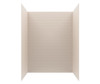 Swanstone Metro Subway Tile Glue Up Bathtub and Shower Wall Kit 36 x 62 x 84 Tahiti White