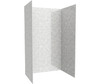 Swanstone Metro Subway Tile Glue-Up Shower Wall Kit, 36 x 50 x 84 inches, Ice