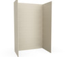 Swanstone Metro Subway Tile Glue-Up Bathtub & Shower Wall Kit 42x62x72 Coastal Sands