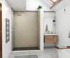 Swanstone Modern Subway Tile Glue-Up Shower Wall Kit 30 x 62 x 96 Limestone MSMK963062