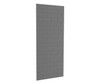 Swanstone Metro Subway Tile 30x72 Glue-Up Bathtub Shower Wall Panel, Ash Gray