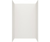 Swanstone SMMK72-3450 34 x 50 x 72 Smooth Glue-Up Bathtub and Shower Wall Kit, Birch