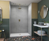 Swanstone SMMK96-4262 42 x 62 x 96 Smooth Glue-Up Shower Wall Kit, Ash Gray
