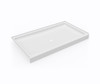 Swanstone SS-3460 34 x 60 White Alcove Shower Pan with Center Drain