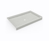 Swanstone SS-3454 34 x 54 Alcove Shower Pan with Center Drain, Birch