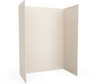 Swanstone Modern Subway Tile Glue-Up Shower Wall Kit 34×62×84 Mountain Mist