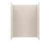 Swanstone Metro Subway Tile Glue up Bathtub and Shower Wall Kit 34x62x84 Bisque