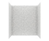 Swanstone Metro Subway Tile Glue Up Tub Wall Kit 34 x 62 x 72 Ice