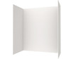 Swanstone Traditional Subway Tile Glue-Up Bathtub & Shower Wall Kit, 32" x 50" x 72", White
