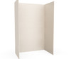 Swanstone Traditional Subway Tile Glue-Up Shower Wall Kit 34 x 50 x 96 Mountain Mist