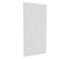 Swanstone Metro Subway Tile 36 x 72 Glue-Up Bathtub & Shower Wall Panel White
