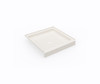 Swanstone SS-3232 32x32 Alcove Shower Pan with Center Drain, Bisque