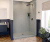 Swanstone SMMK72-3250 32 x 50 x 72 Smooth Glue-Up Bathtub and Shower Wall Kit, Ash Gray