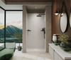 Swanstone Traditional Subway Tile Glue-Up Bathtub and Shower Wall Kit 42x62x72 Mountain Mist