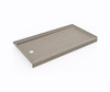 Swanstone SR-3260LM/RM 32 x 60 Alcove Shower Pan with Left Hand Drain, Limestone