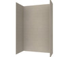 Swanstone Modern Subway Tile Glue-Up Shower Wall Kit 34x42x96 Limestone