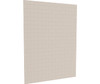 Swanstone Metro Subway Tile Glue Up Bathtub and Shower Single Wall Panel 62x84 Tahiti White