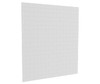Swanstone Metro Subway Tile Glue Up Bathtub and Shower Wall Panel 62 x 84 White