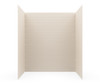 Swanstone Metro Subway Tile Glue Up Bathtub and Shower Wall Kit 34x42x72 Mountain Mist