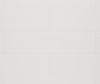 Swanstone Modern Subway Tile Glue-Up Tub Wall Kit 34x62x72 White