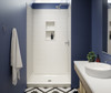 Swanstone Modern Subway Tile Glue-Up Tub Wall Kit 36x62x72 Coastal Sands