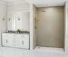 Swanstone Traditional Subway Tile Glue-Up Shower Wall Kit, 32x62x96, Limestone