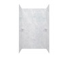 Swanstone Modern Subway Tile Glue Up Shower Wall Kit 34x62x84 Ice
