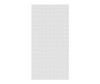 Swanstone Metro Subway Tile 38 x 72 Glue-Up Bathtub and Shower Single Wall Panel, White