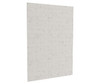 Swanstone Metro Subway Tile 50 x 72 Glue-Up Bathtub & Shower Wall Panel, Carrara