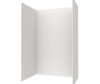 Swanstone Traditional Subway Tile Glue-Up Shower Wall Kit, 34 x 50 x 96, White
