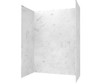 Swanstone Metro Subway Tile Glue-Up Shower Wall Kit 36 x 50 x 84 Carrara