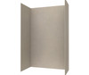 Swanstone Smooth Glue-Up Tub Wall Kit 36x62x96 Limestone SMMK963662