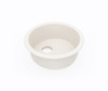 Swanstone KSRB-18 Dual Mount Round Bowl Sink Bisque