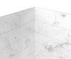 Swanstone Metro Subway Tile Glue-Up Tub Wall Kit 30x62x72 Carrara MTMK723062