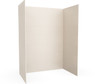 Swanstone Traditional Subway Tile Glue-Up Shower Wall Kit 36x62x84 Mountain Mist